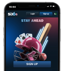Official Six6s website on a device for iOS