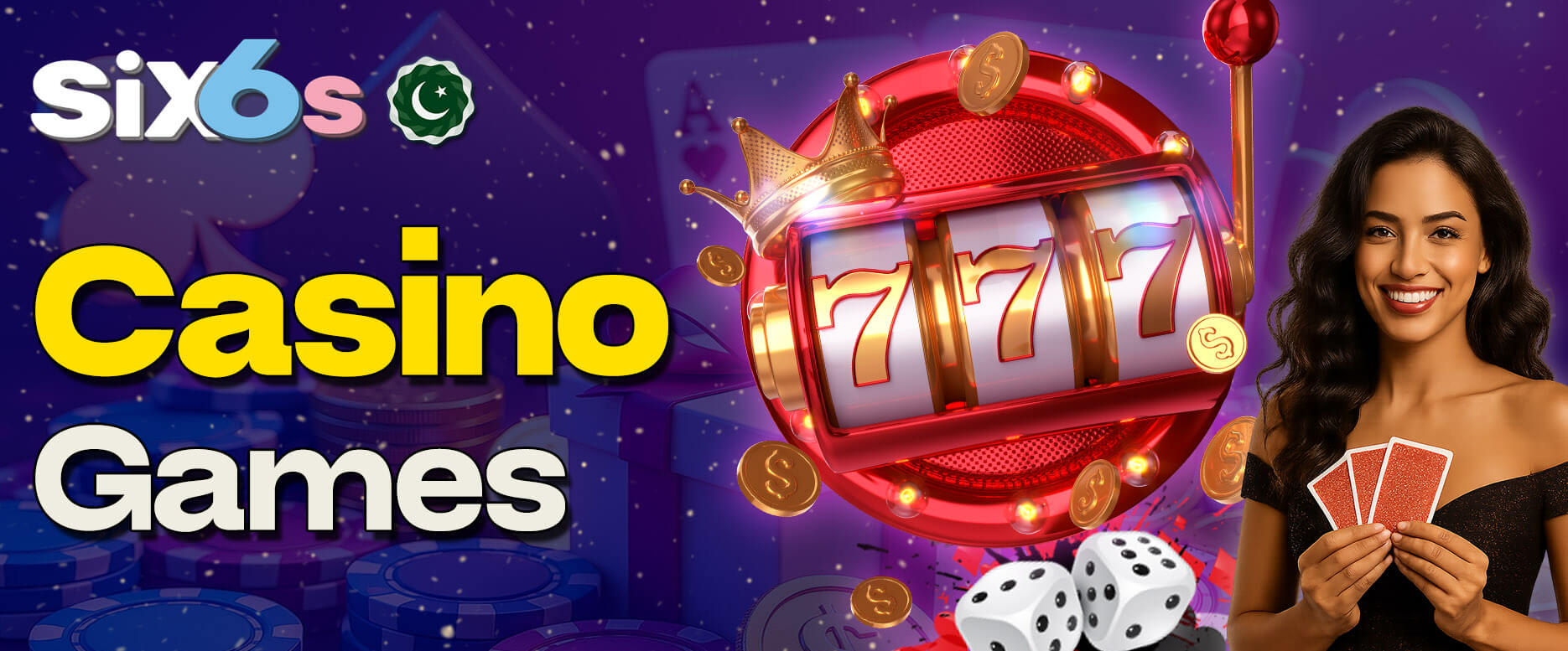 Play casino games on Six6s platform