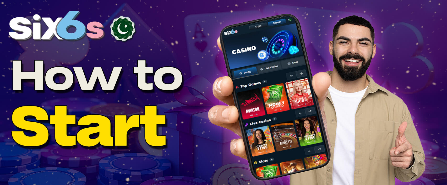 Guide to starting at Six6s Casino in Pakistan