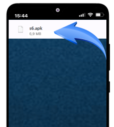 Click to open downloaded file