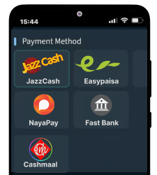 Select payment method.