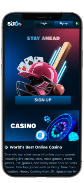 Screenshot of Six6s homepage