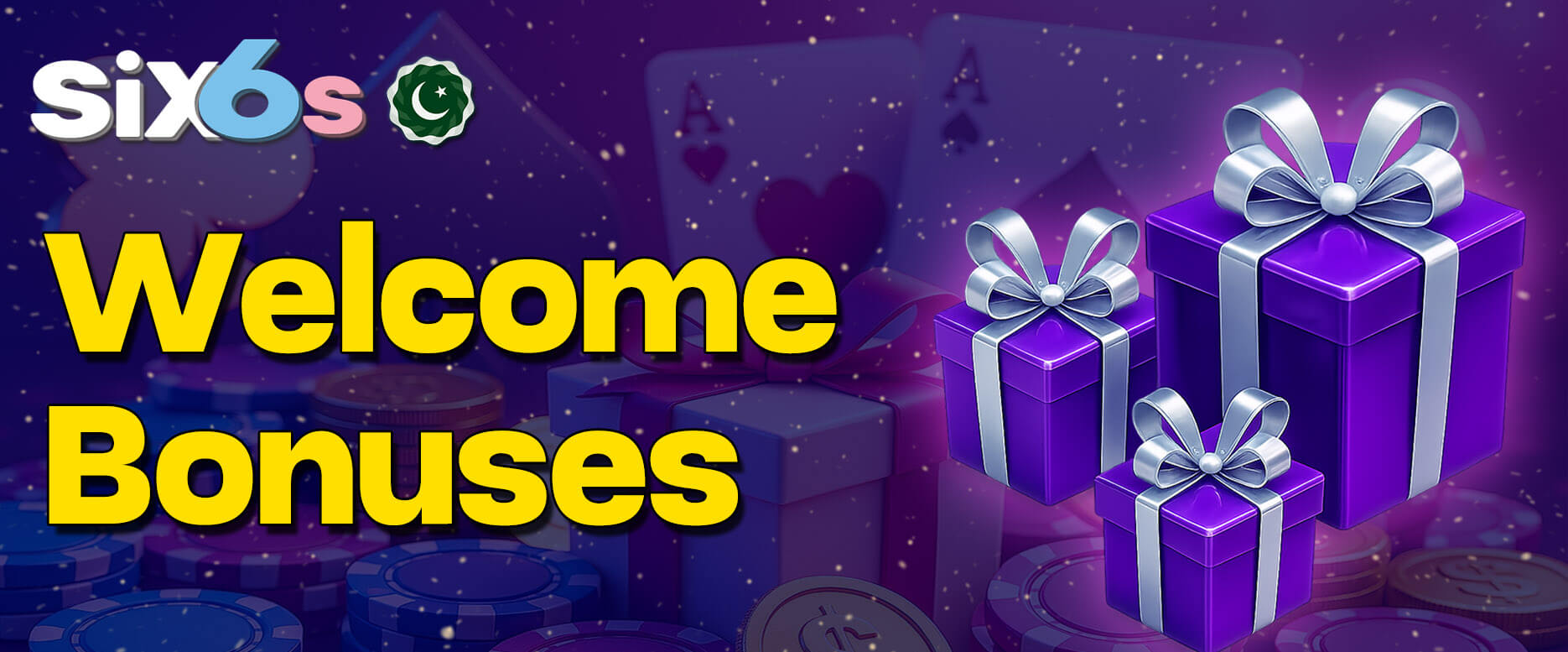 Welcome bonuses for new Six6s players in Pakistan